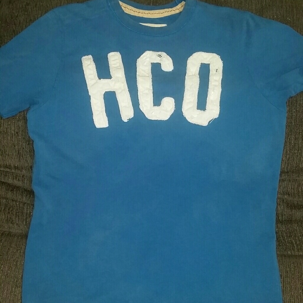 Hollister blue short sleeve
